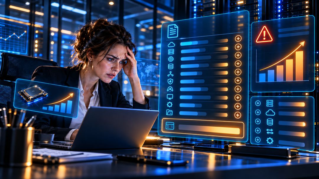 Invoice with many small add-on charges for cloud resources