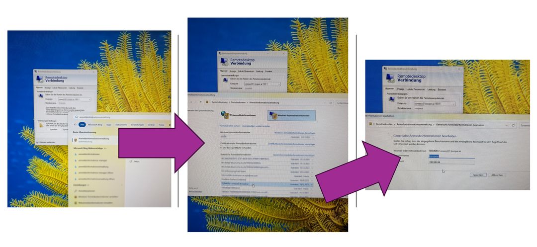 Steps to change password of RDP user in mstsc
