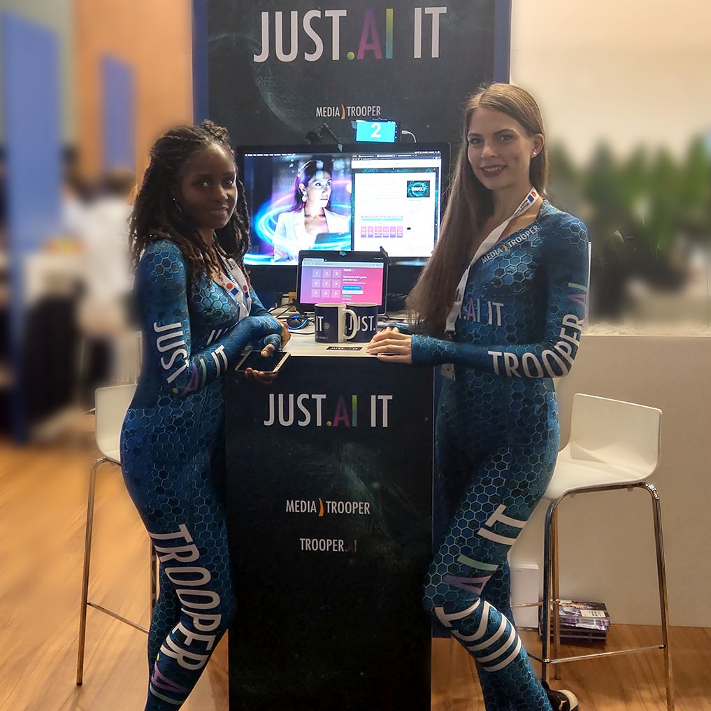 Trooper.AI on business fair in Cologne, Germany