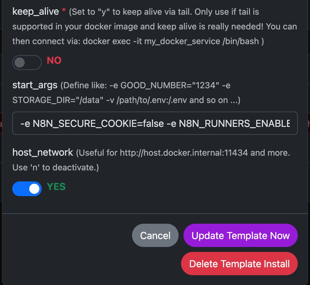 N8N any docker setup 3/4