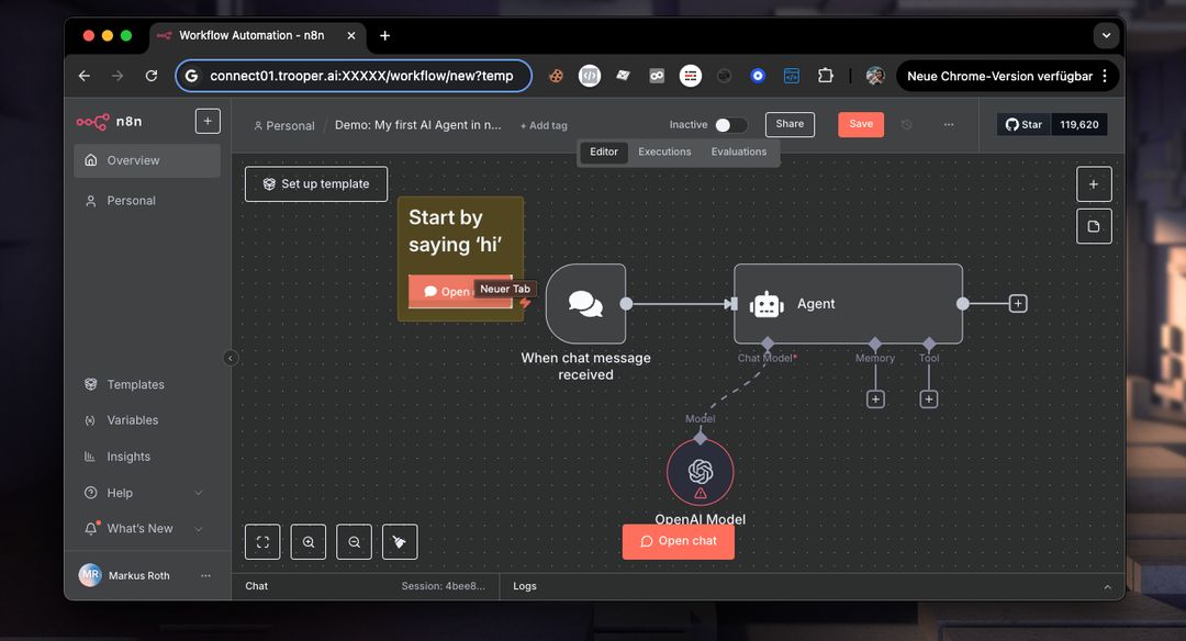 N8N any docker setup 4/4 - result