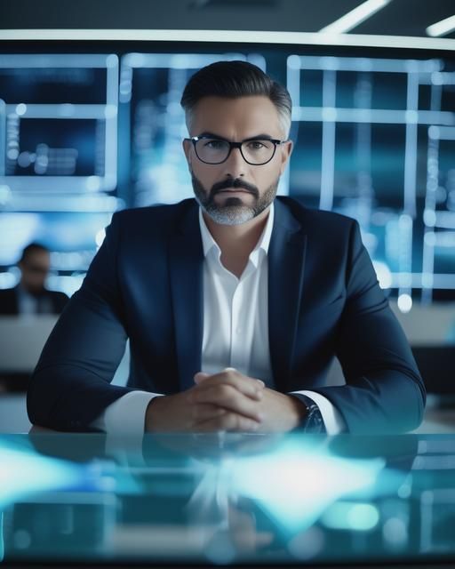 Business Man in modern look