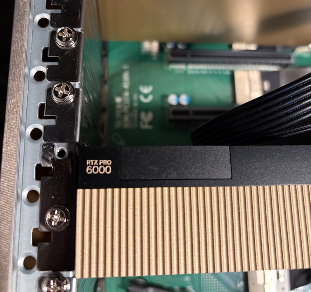 NVIDIA RTX 6000 Pro in GPU Server