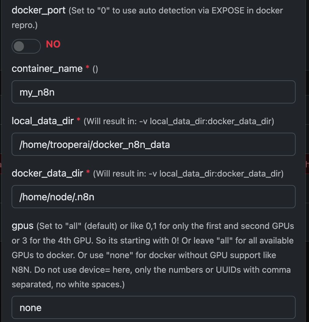 N8N any docker setup 2/4