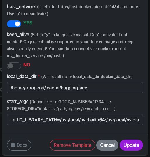 Config vLLM Any Docker 2/2