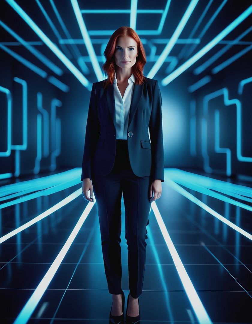 Woman in business suit