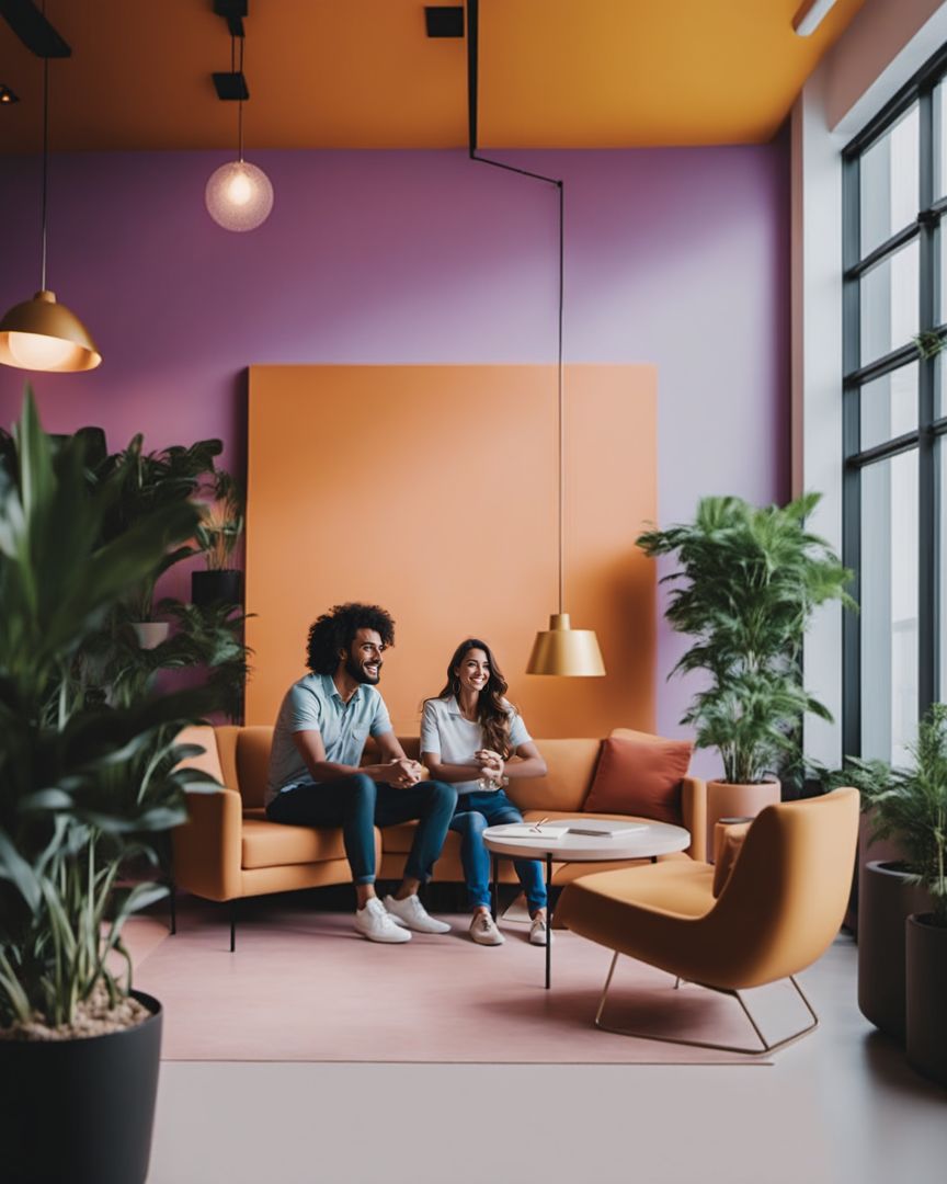 Typical start-up scene