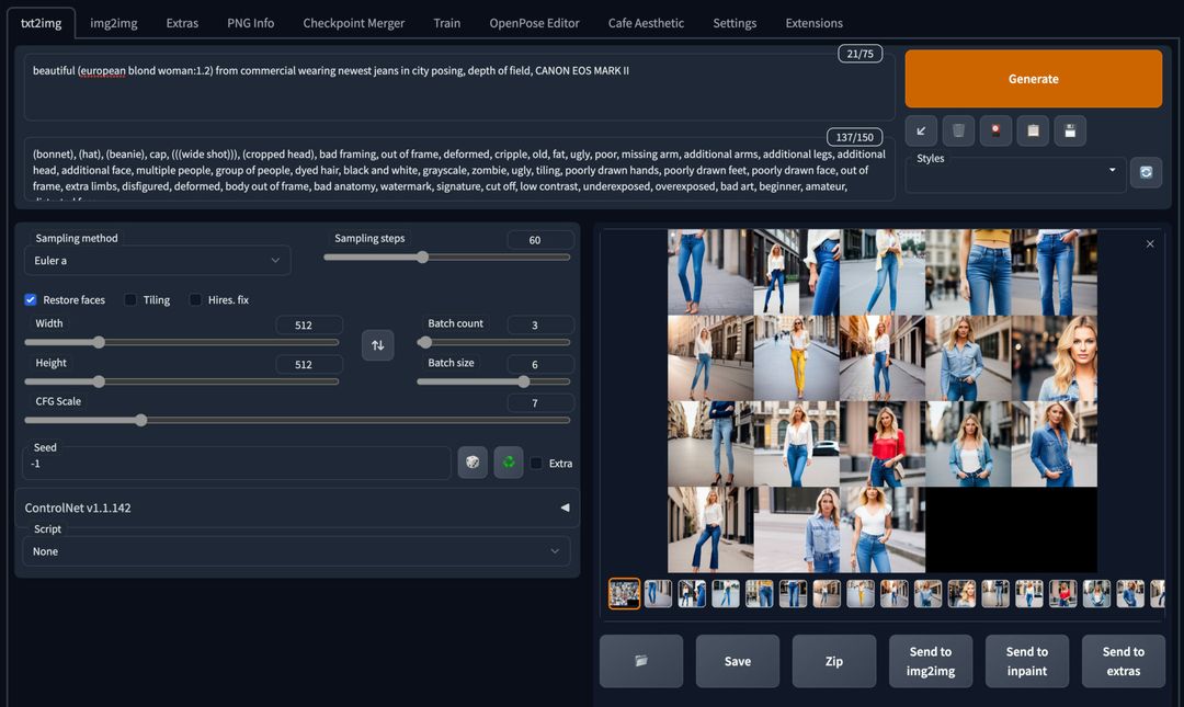 Example: Stable Diffusion with Web UI accessible from anywhere 2048x1223