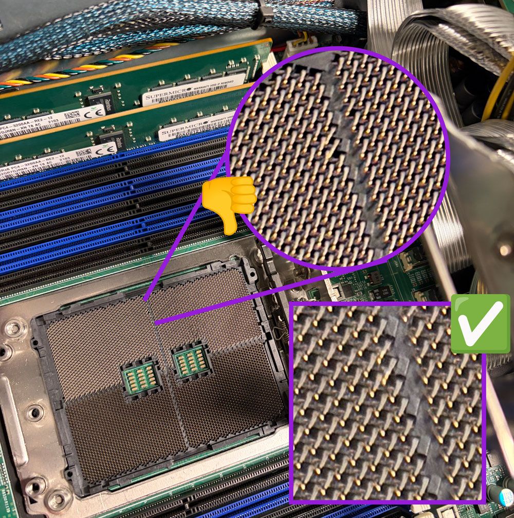 Repair bended CPU Pins
