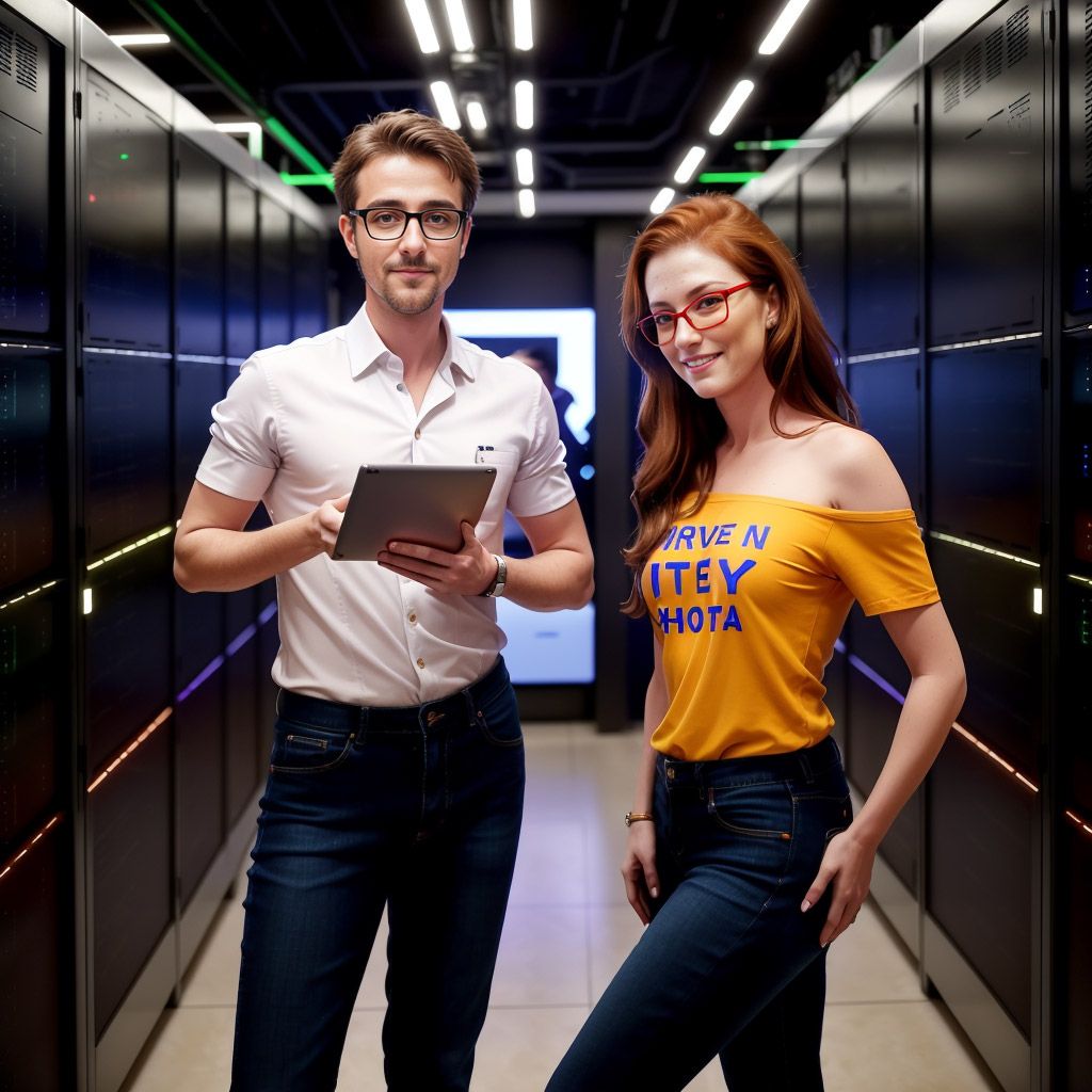 AI team in data center