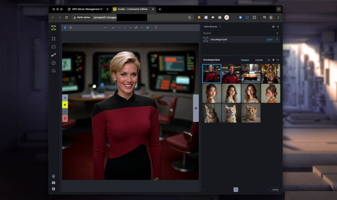 InvokeAI User Interface