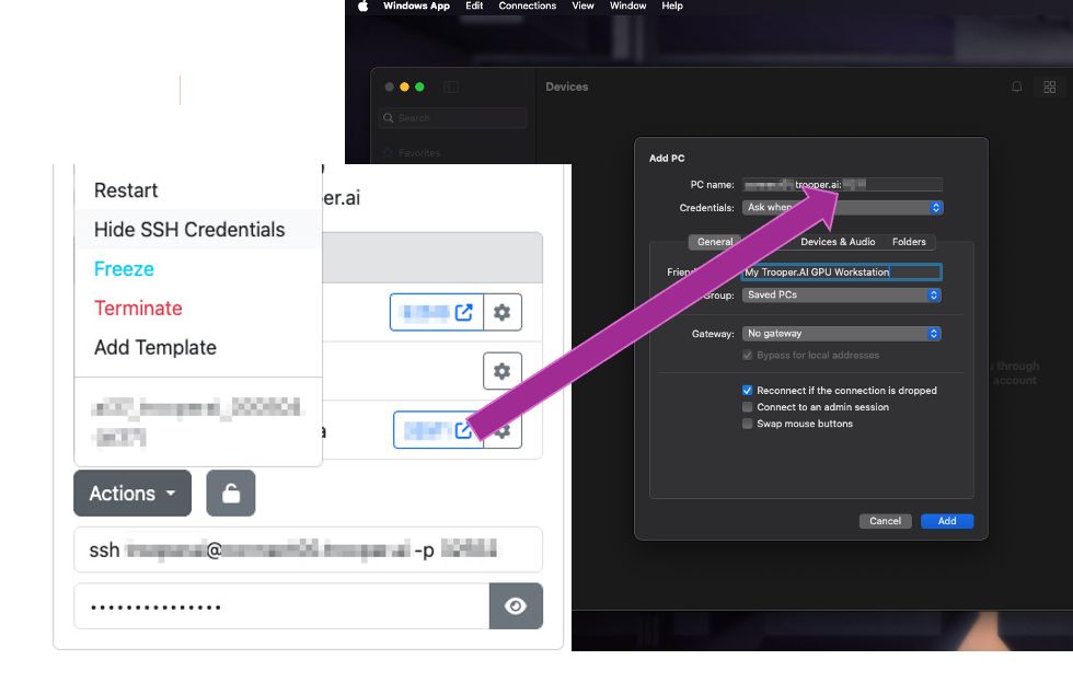 RDP Client Example