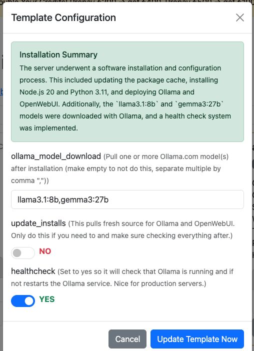 Pre-Configure your models