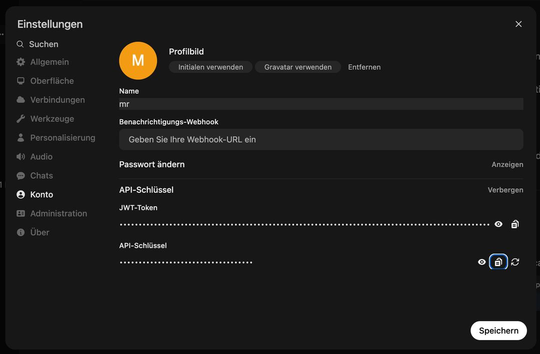 API keys