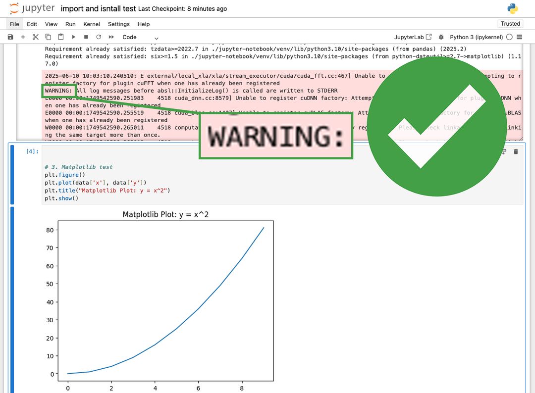 Warnings are mostly okay